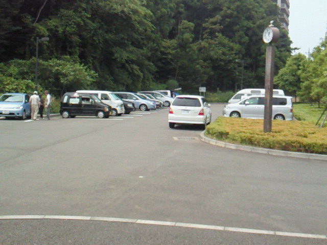 小山内裏公園の駐車場